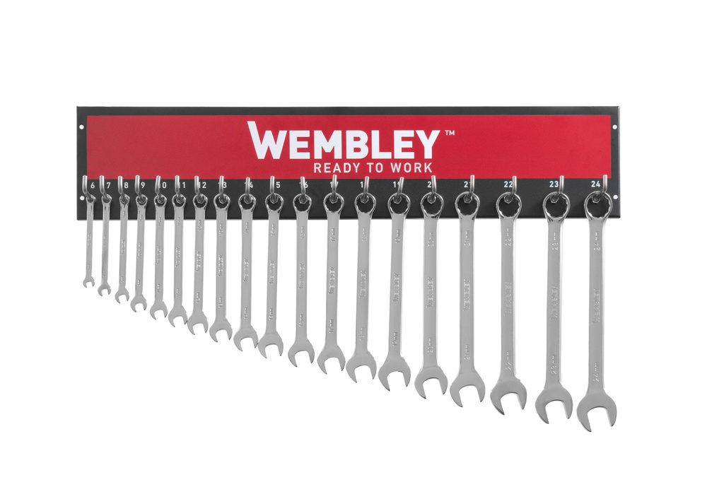 EXHIBIDOR WEMBLEY® LLAVES COMBINADAS MM (6a24mm)