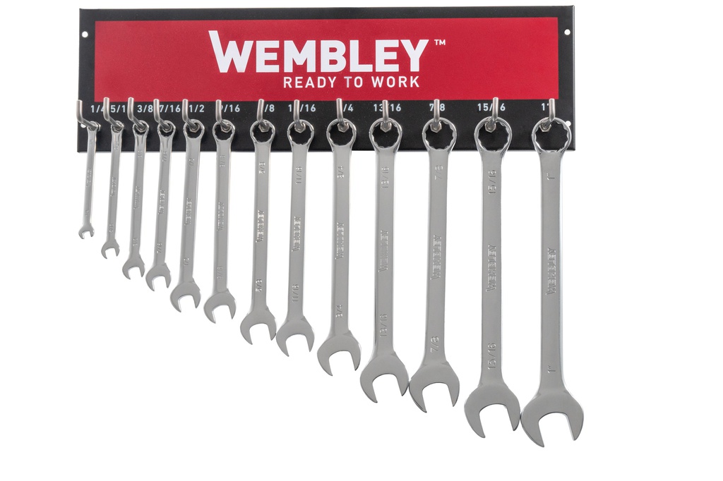EXHIBIDOR WEMBLEY® LLAVES COMBINADAS SAE