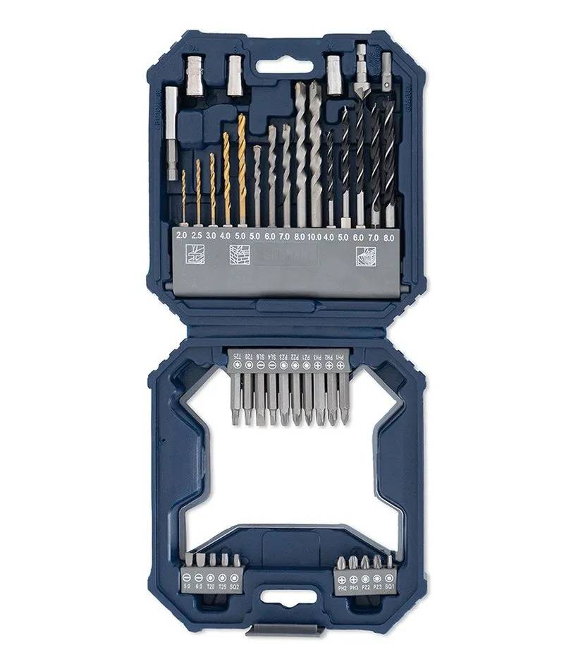 MECHAS Y PUNTAS EN JUEGO Encastre 1/4" (41 PZS) BREMEN® (8028)