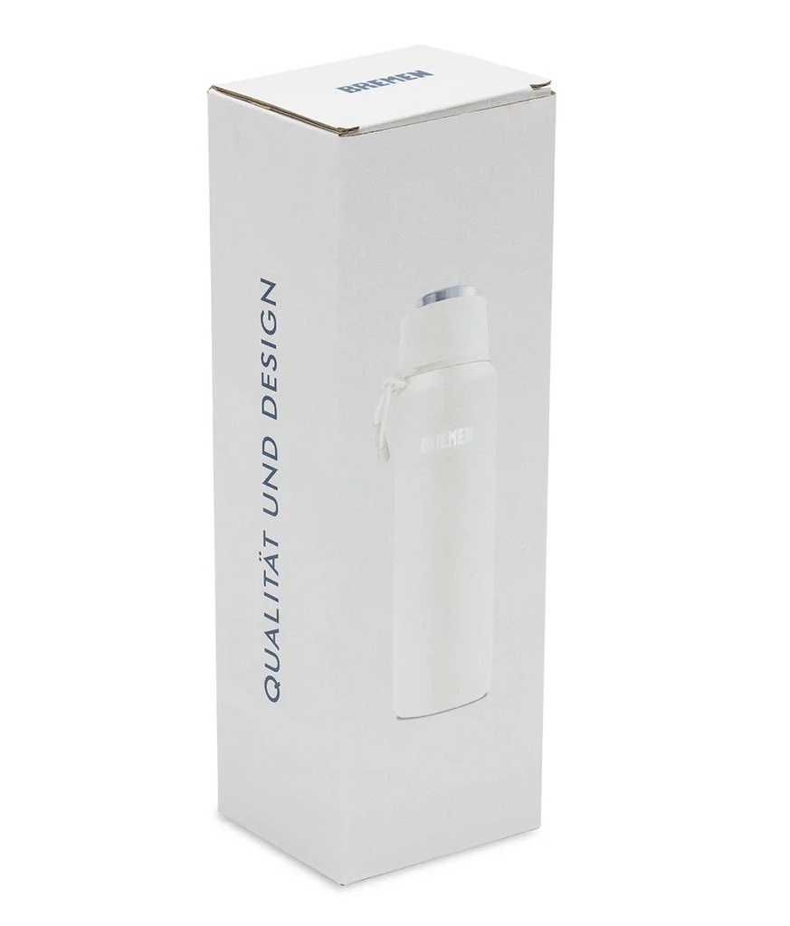 TERMO BREMEN® 600cc Acero Inoxidable GRIS BREMEN® (8210)