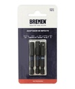 ADAPTADOR IMPACTO 1/4" Hexagonal x 1/4" Cuadrado Macho ( 50mm) [3 unid] BREMEN® (7872)