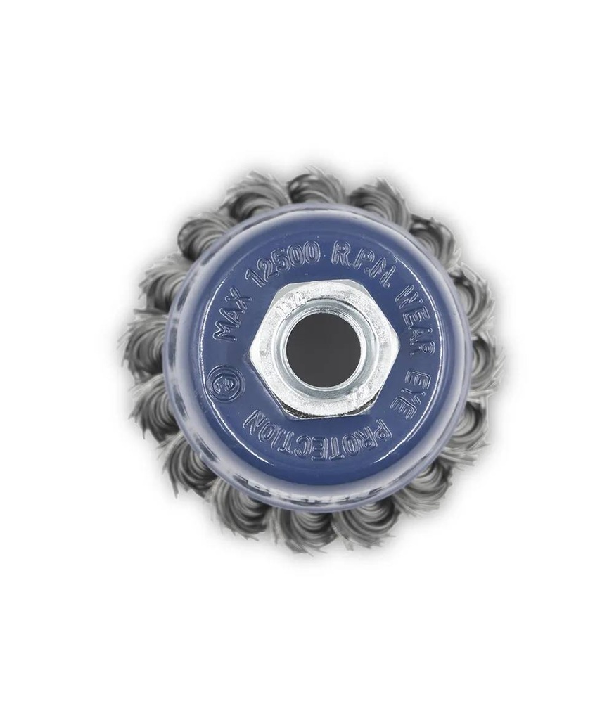 CEPILLO COPA 3" TRENZADO (Amoladora Ang.) BREMEN® (8049)