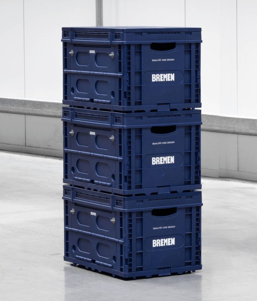 CAJON PLEGABLE CON TAPA 30KG/62.5L BREMEN® (8637)