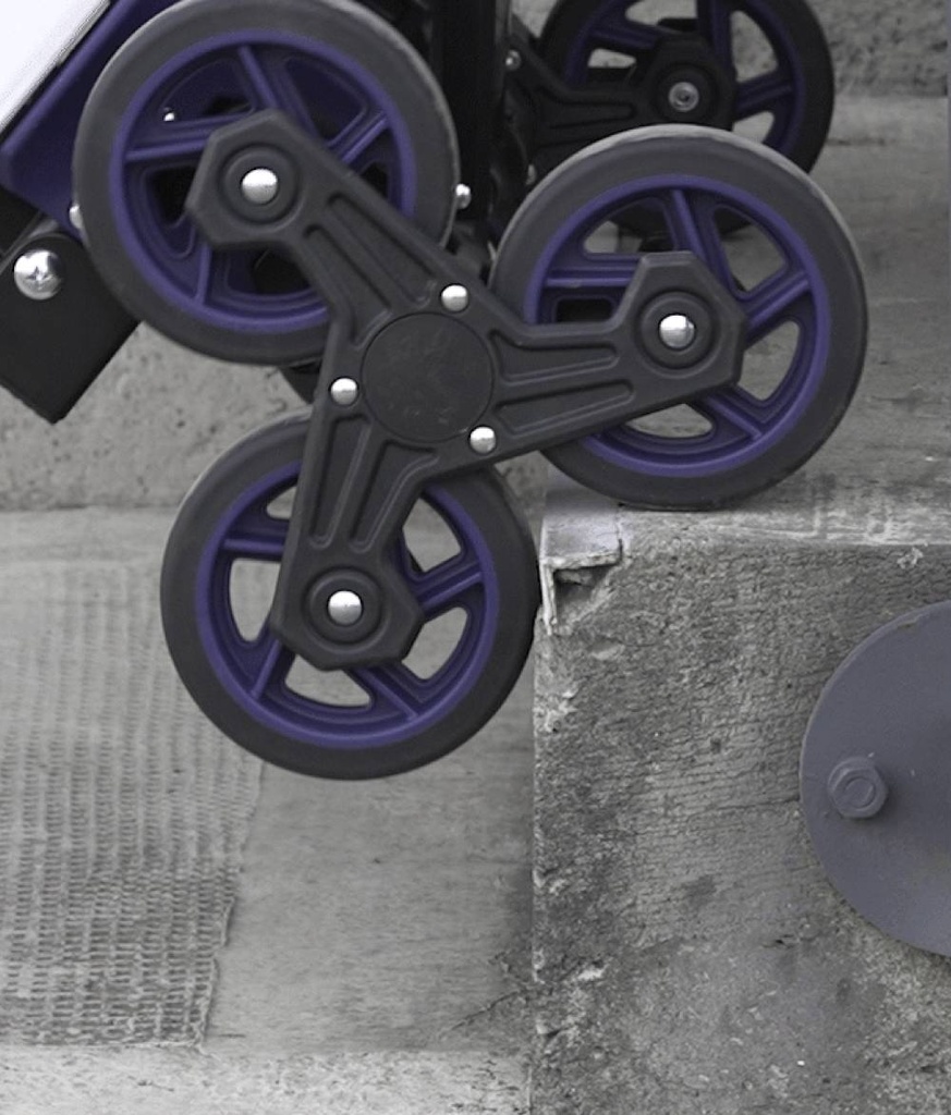 CARRO PLEGABLE CARGA HORIZONTAL/VERTICAL 150KG BREMEN® = repuesto rueda trasera (Cod 8640) (8642)