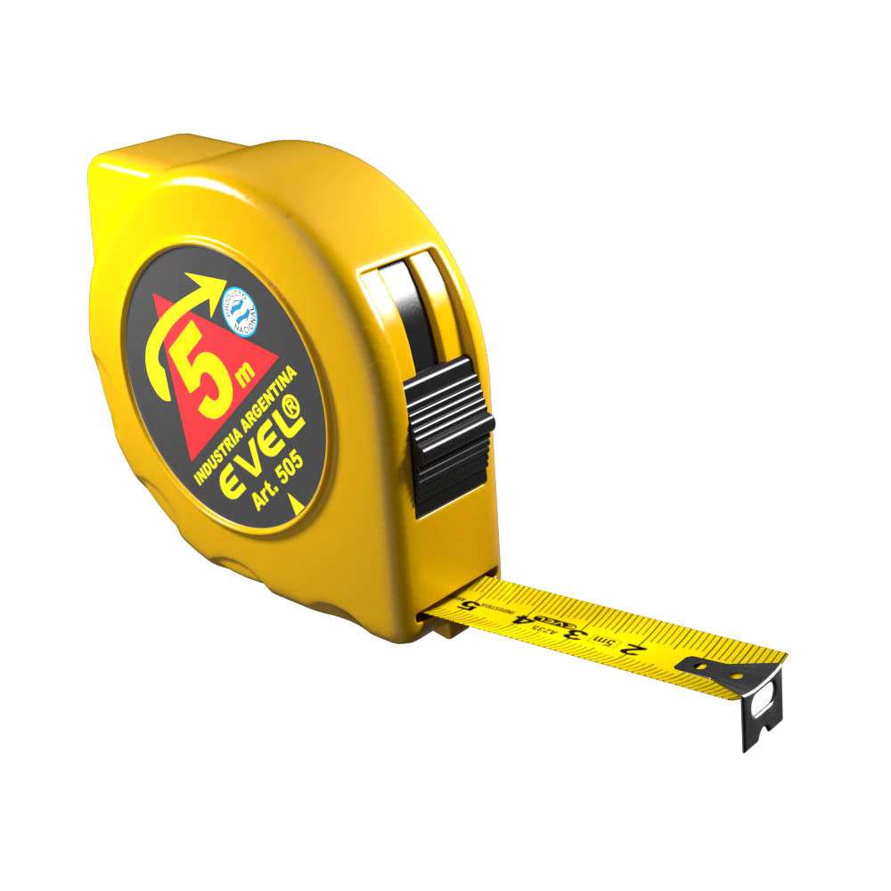 CINTA METRICA EVEL  5 m.C/FRENO ART.505