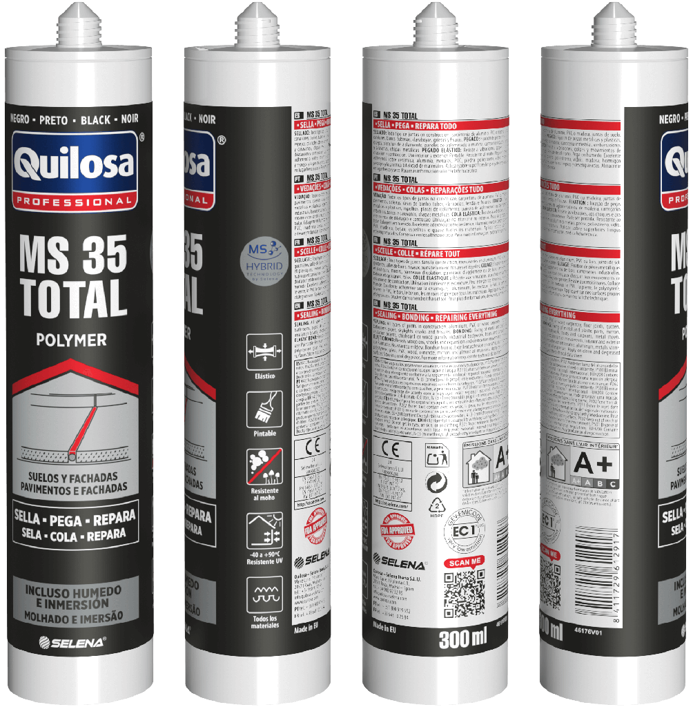 ADHESIVO Y SELLADOR MS-35 TOTAL VERDE 300 ml. QUILOSA (10051569)