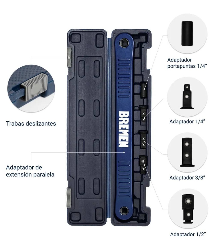 ADAPTADOR de EXTENSION PARALELA Enc.3/8" 340mm BREMEN® (8445)