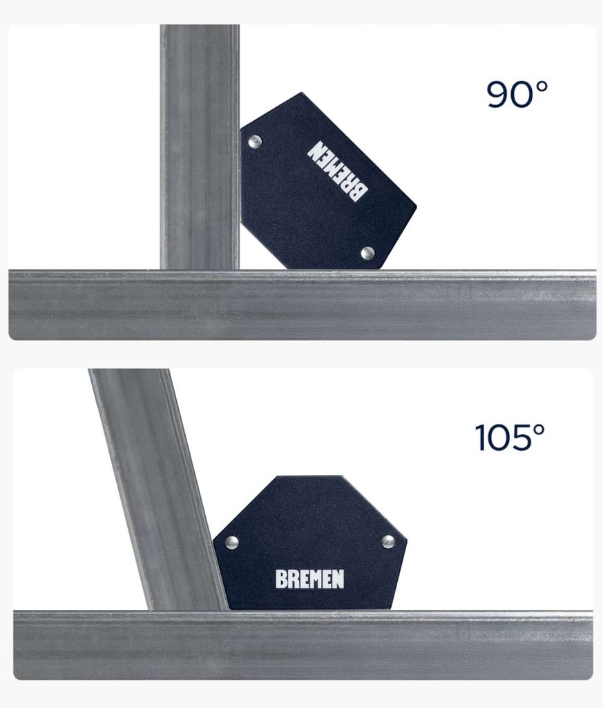 SOPORTE MAGNÉTICO (HEXAGONAL) para SOLDAR (11kg/25lb) BREMEN® (8490)