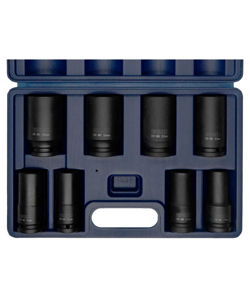 BOC.JGO Enc. 3/4" x 8 Pzs [IMPACTO] LARGAS BREMEN® (8283)