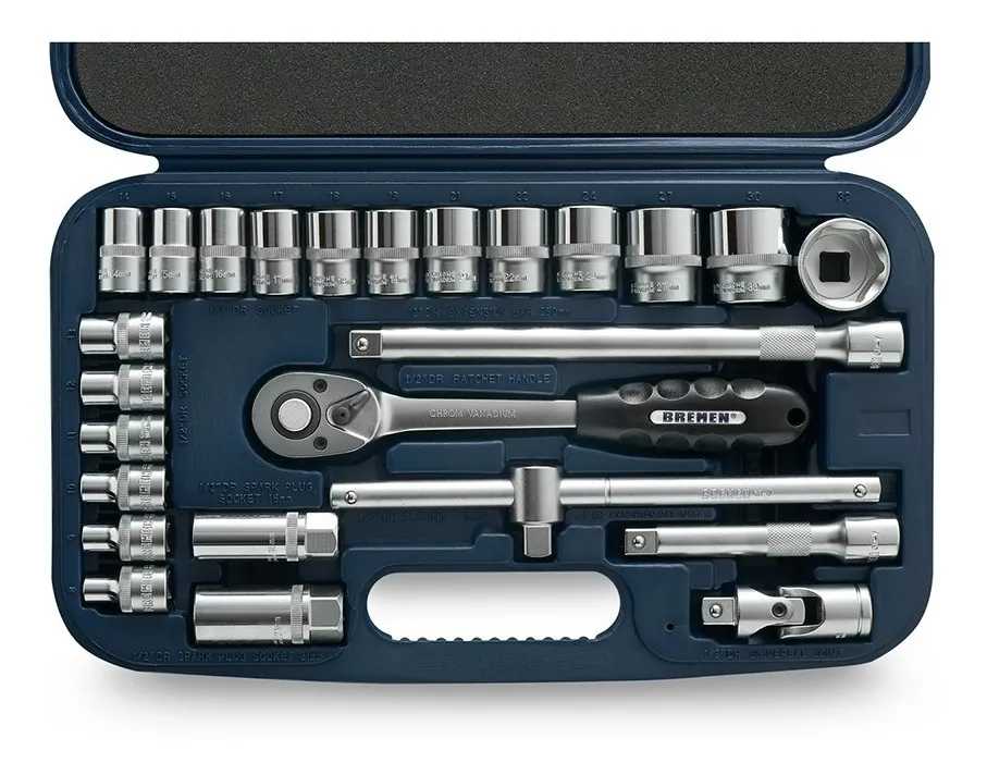 BOC.JGO Enc.1/2" x 25 Pzs con Accesorios (SAE)  BREMEN® (5905)