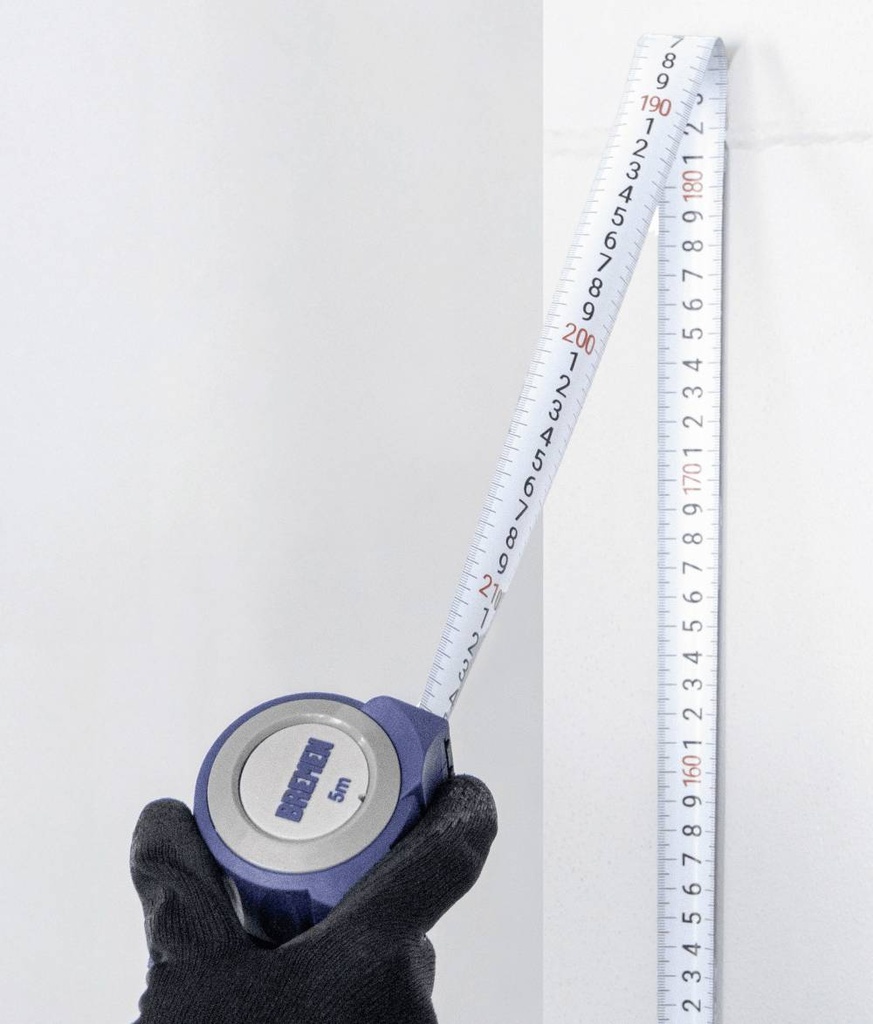 CINTA METRICA AUTO-FRENANTE DOBLE LECTURA 8mx25mm BREMEN® (8295)