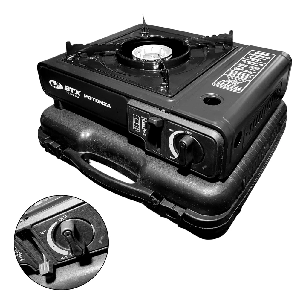 ANAFE PORTATIL A GAS BUTANO BTX