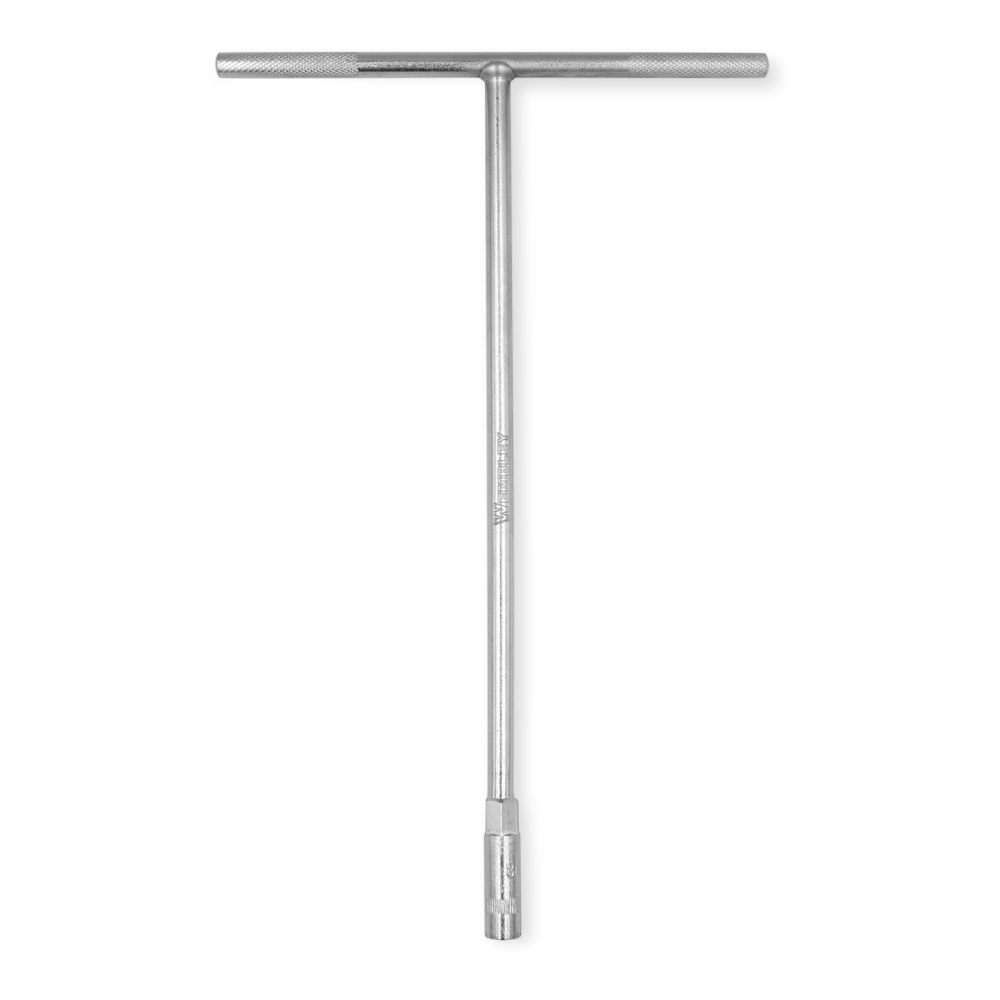 LLAVE "T" HEXAGONAL [LARGA] WEMBLEY  8mm (Cr Va) (6412)