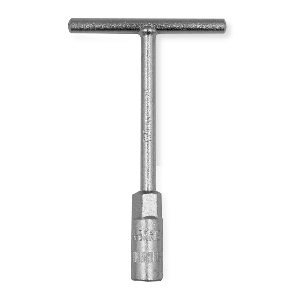 LLAVE "T" HEXAGONAL WEMBLEY  [CORTA]  12mm (Cr Va) (6483)