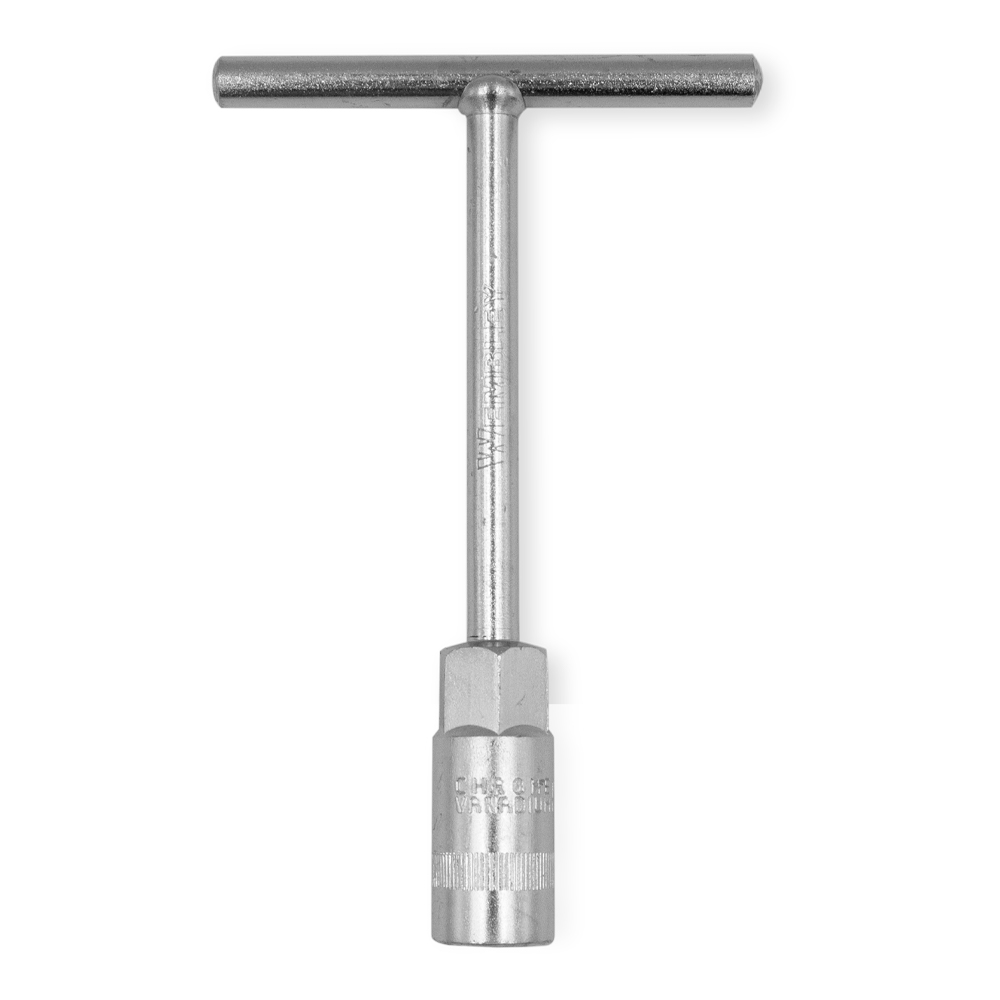 LLAVE "T" HEXAGONAL WEMBLEY  [CORTA]  15mm (Cr Va) (6486)