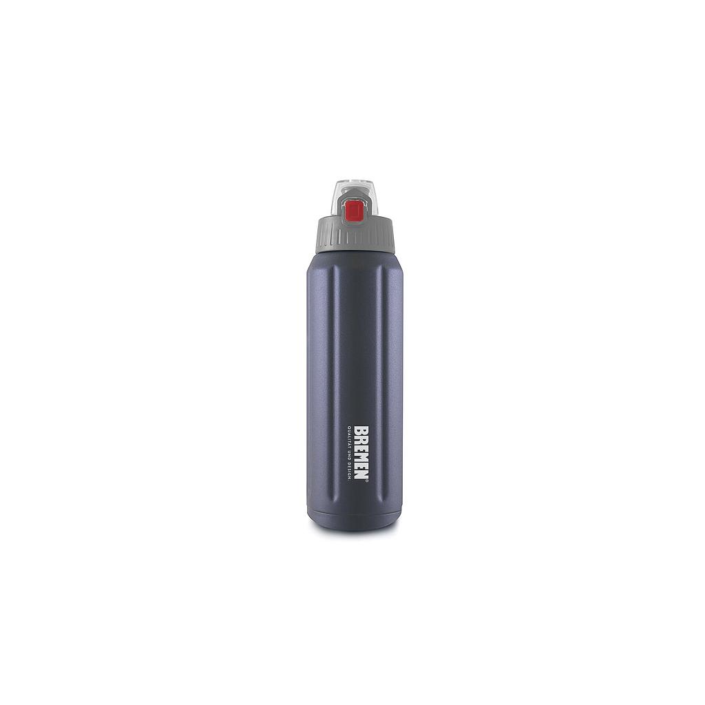 TERMO DEPORTIVO AZUL 600ml [Acero Inoxidable] BREMEN® (7296)