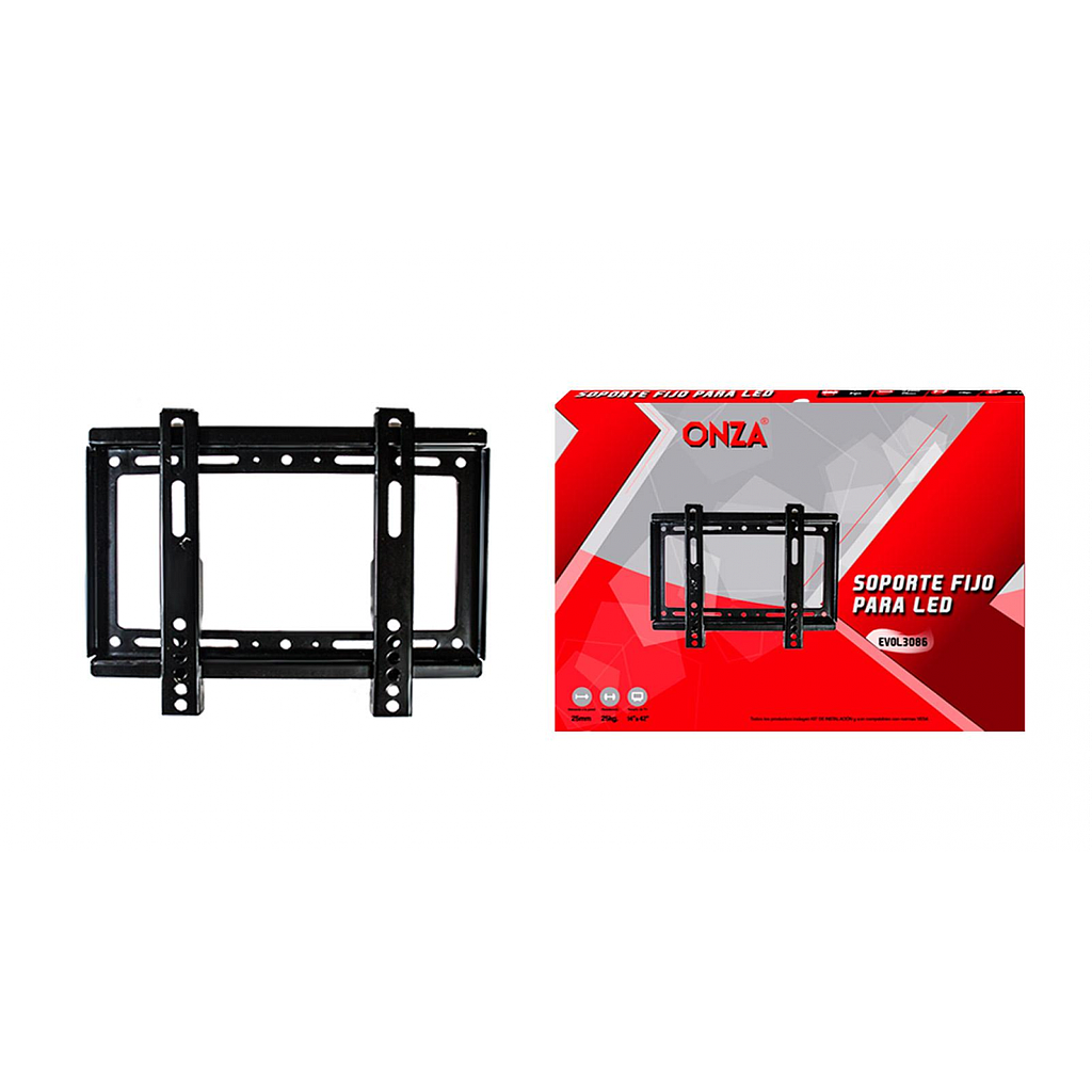 SOPORTE LED/LCD FIJO 42" a 72" (SOPORTA 75 KILOS)