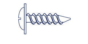 TORNILLO AUTOPERFORANTE  FLANGEADA AGUJA [02]  08 x 9/16" (Caja x 2500) BREMEN®