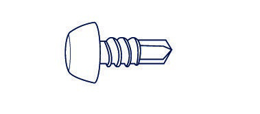 TORNILLO PUNTA MECHA  PAN FRAMING    07 x 7/16"  (Caja x 3000) BREMEN®