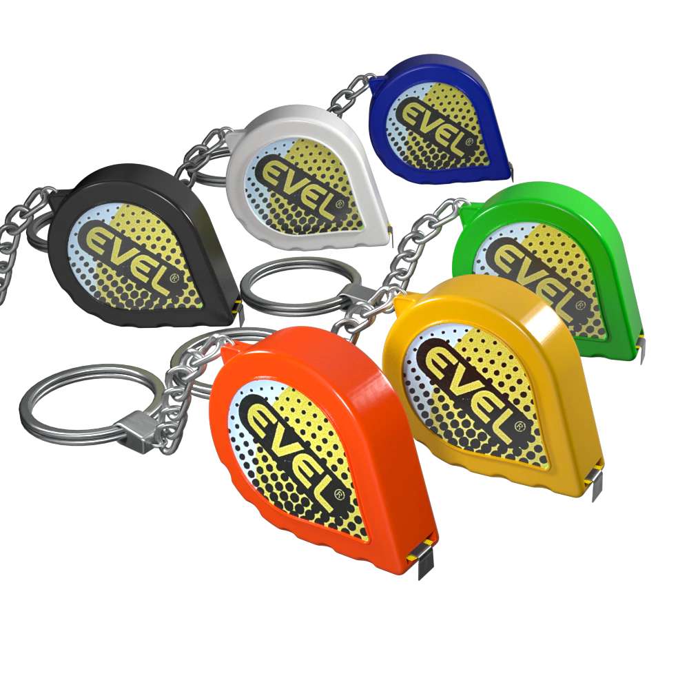 CINTA METRICA EVEL LLAVERO 1 mt. ART. 101