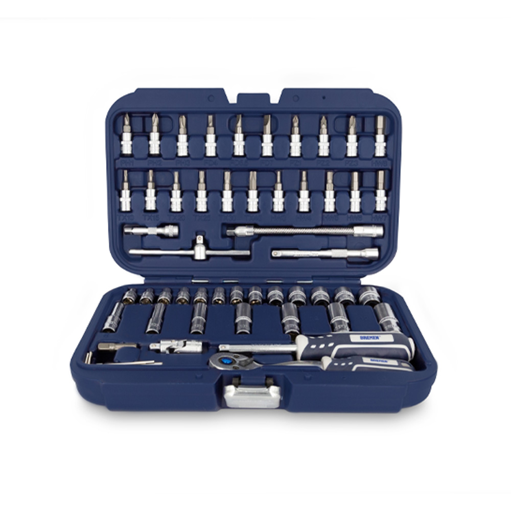 BOC.JGO.    Enc.1/4" x 53 Pzs. (Cortos+Largos+Puntas+Accesorios) BREMEN® (6728)