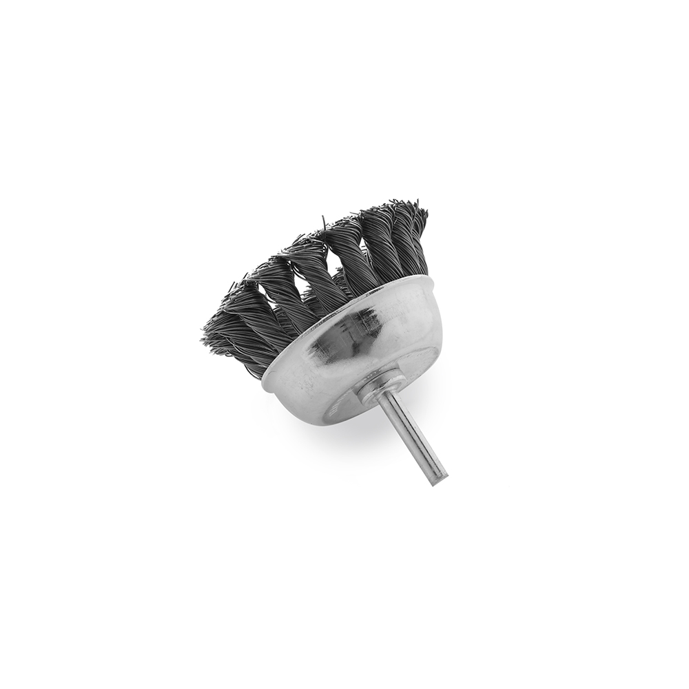 CEPILLO COPA 2-1/2" TRENZADO (con Perno P/Taladro) BREMEN® (7075)