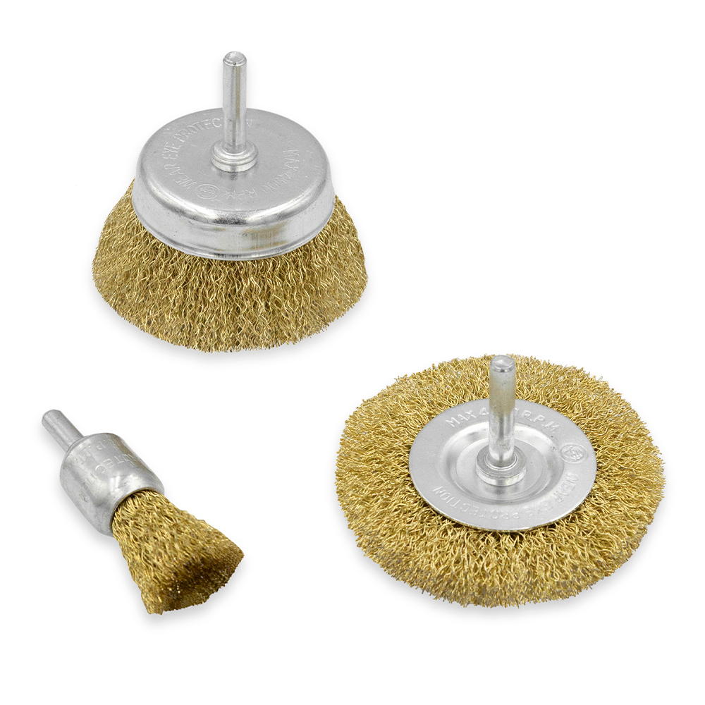 CEPILLO JUEGO X 3 PZS CIRCULAR 3"  COPA 3" DESCARB.17mm   BREMEN® (7068)