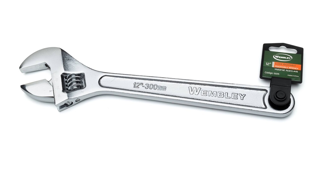 LLAVE AJUSTABLE DE 12" WEMBLEY® (225)