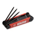 TORX:LLAVES EN "L" x 8Pzs. (T6-T25) [LIVIANO] PLEGABLES BREMEN® (6688)