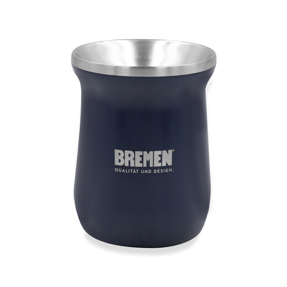 MATE ACERO INOXIDABLE 300 ML AZUL BREMEN (7743)