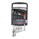 LLAVES COMBINADAS CON CRIQUE ARTICULADA (7 PZS) BREMEN® (7776)