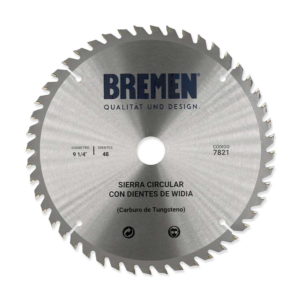 SIERRA CIRCULAR 9 ¼"-48 Dtes.WIDIA (ø25mm) BREMEN® (7821)