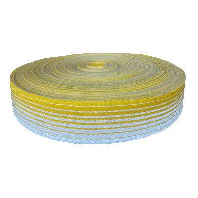 CINTA TEJIDA AMARILLO 6 cm. MONOFILAMENTO (50 mts.)