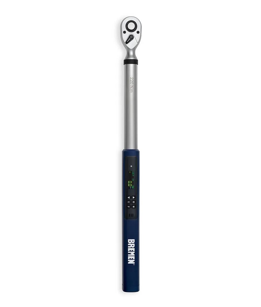 TORQUIMETRO DIGITAL Enc. 1/2" 11 - 220 Nm L 435 mm BREMEN® (8128)