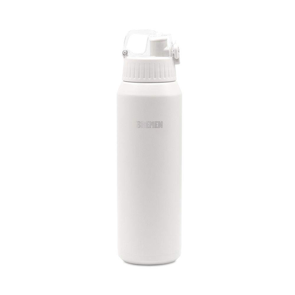 TERMO DEPORTIVO GRIS 600ml  [Acero Inoxidable] BREMEN® (8215)