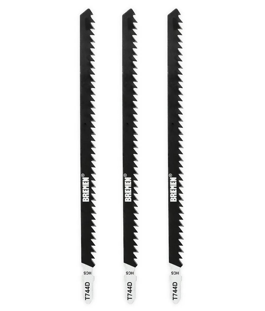 HOJA DE CALAR ENC. T MADERA (T744D) x 3unid. BREMEN® (7976)