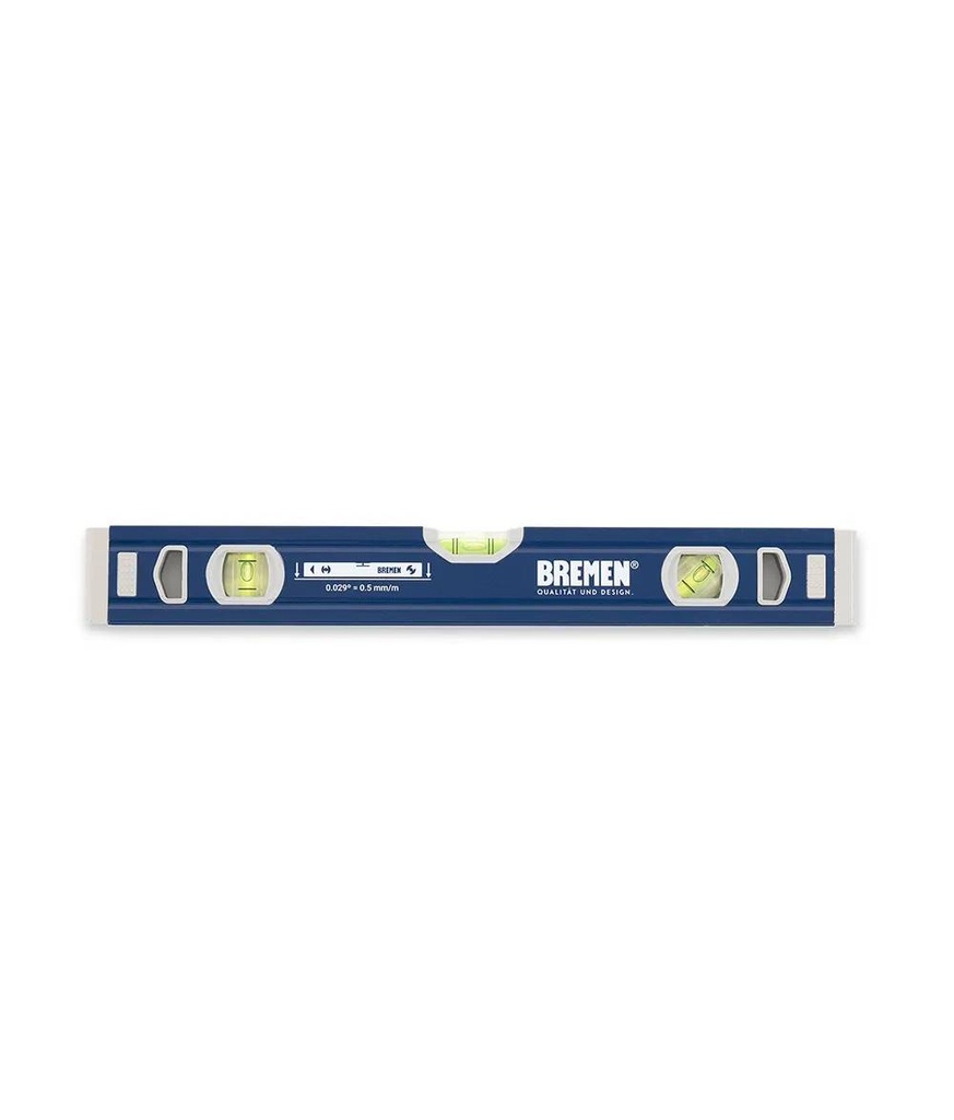 NIVEL ALUMINIO PROFESIONAL 3 GOTAS IMANTADO 400mm BREMEN® (7998)