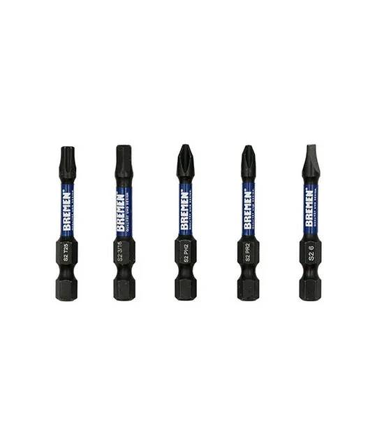 PUNTA ATORN. IMPACTO PH #2 SL6 PR2 H3/16 T25 (L50mm) [Magnética] [5 unid] BREMEN® (7867)