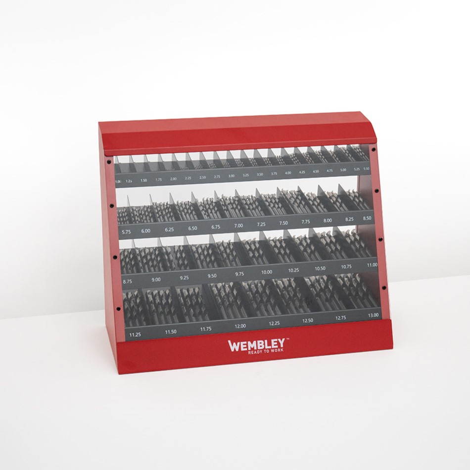 EXHIBIDOR MECHA HSS (Acero Rápido) WEMBLEY® (8214)