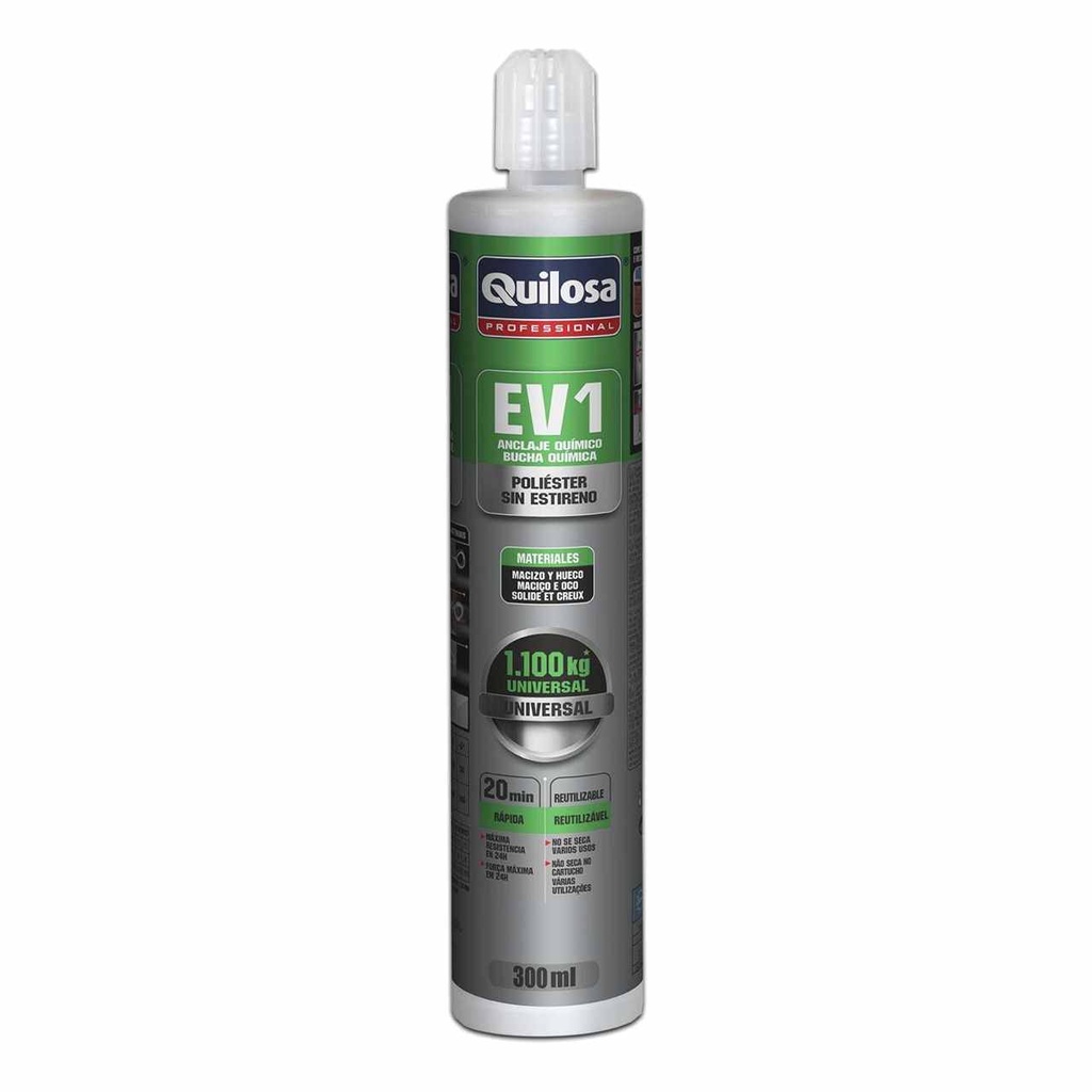 ANCLAJE QUIMICO EV1 300 ml. QUILOSA (10043065)