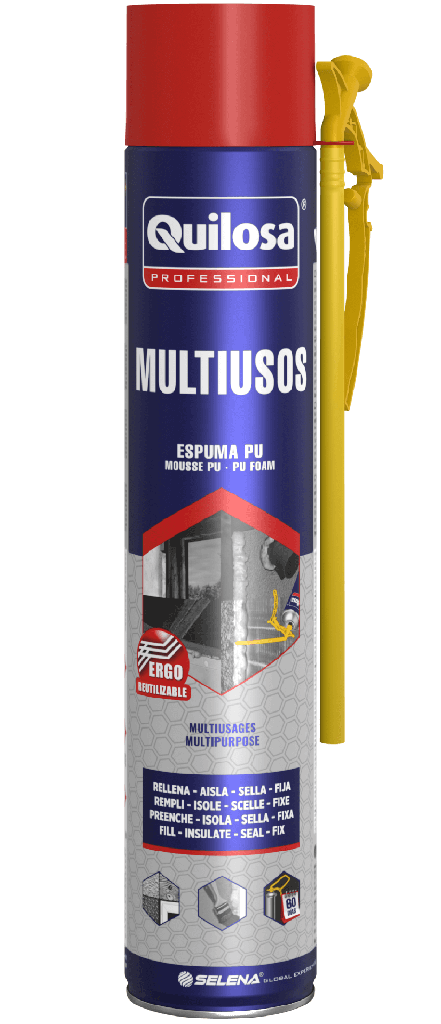 ESPUMA DE POLIURETANO MULTIUSO 750 ml. QUILOSA (10051387)