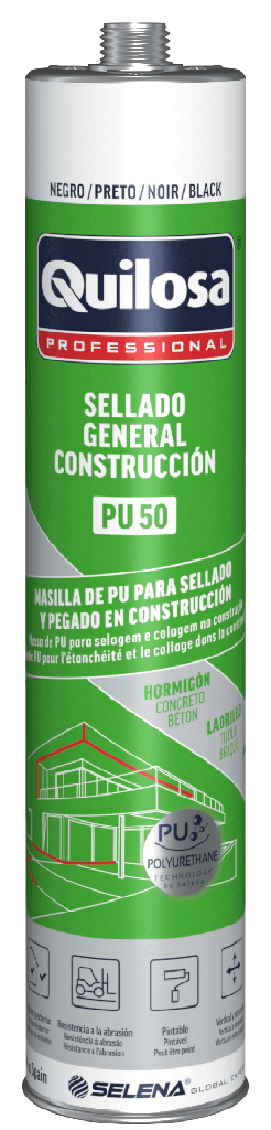 SELLADOR DE POLIURETANO PU-50 GRIS 300 ml. QUILOSA (10043606)