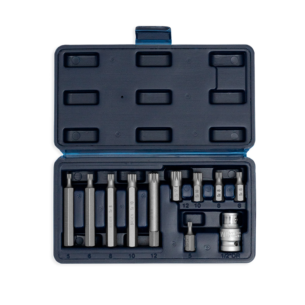 JGO.PUNTAS MULTIESTRIA x 11 Pzs (Acero S2) BREMEN® (8306)