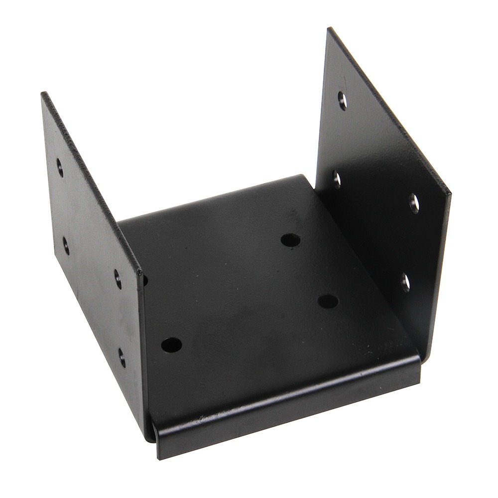 BASE COLUMNA ABULONAR 4 X 4" NEGRA