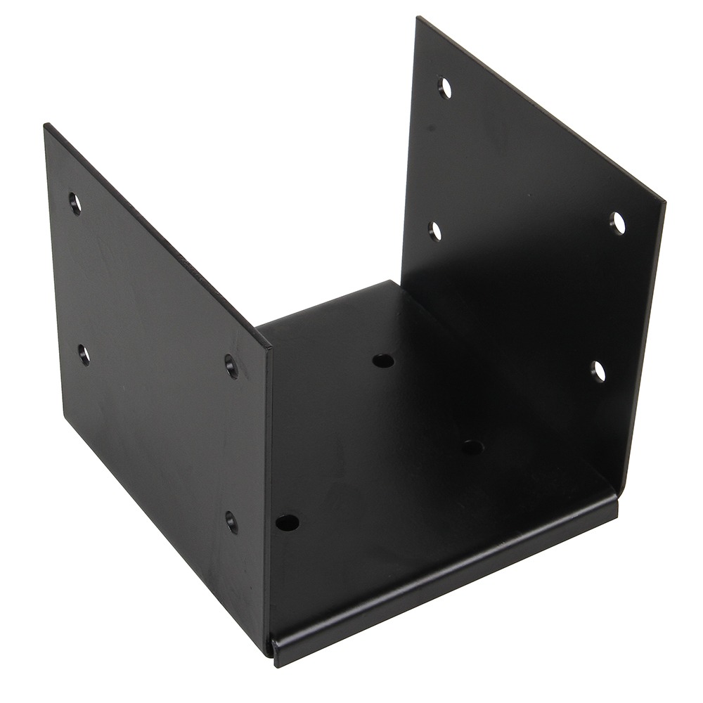 BASE COLUMNA ABULONAR 6 X 6" NEGRA