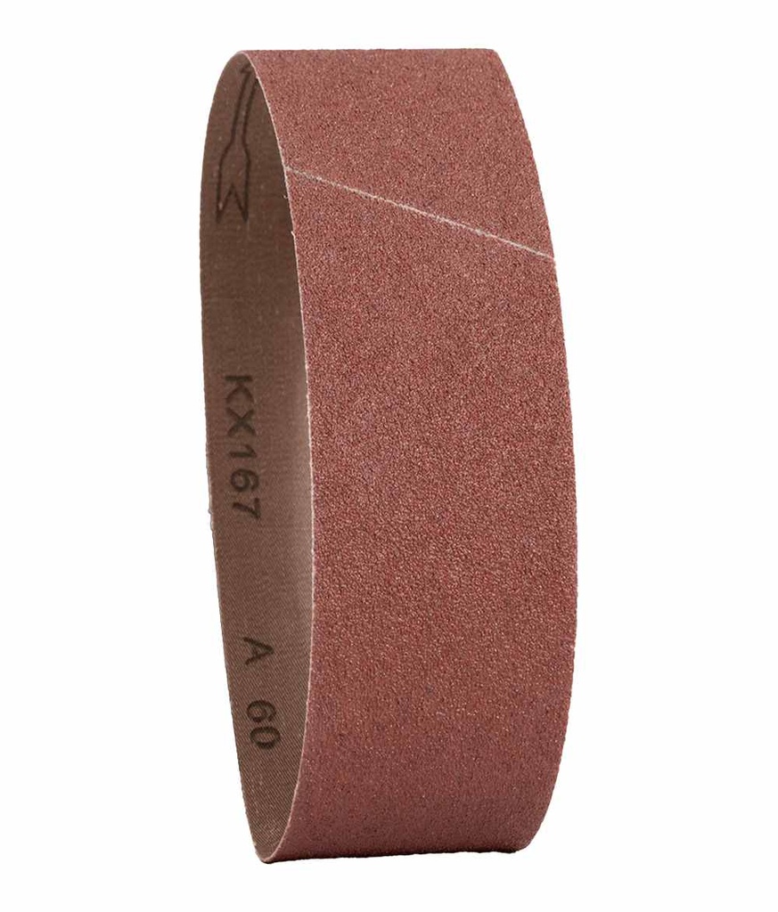 Lija de Banda 75x533mm [Grano  24]  x 5 uni [Oxido de Aluminio] BREMEN® (8380)