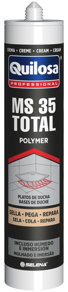 ADHESIVO Y SELLADOR MS-35 TOTAL CREMA 300 ml. QUILOSA (10051573)