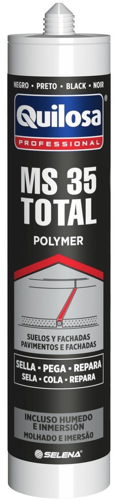 ADHESIVO Y SELLADOR MS-35 TOTAL NEGRO 300 ml. QUILOSA (10043797)