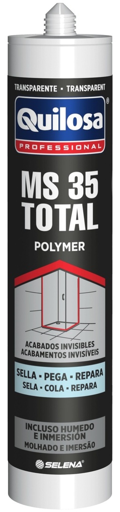 ADHESIVO Y SELLADOR MS-35 TOTAL TRANSPARENTE 280 ml. QUILOSA (10051570)