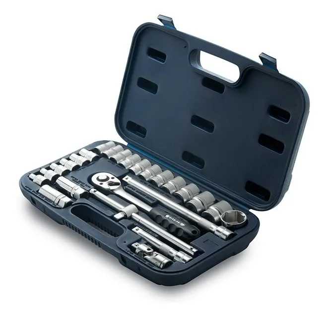 BOC.JGO Enc.1/2" x 25 Pzs con Accesorios (SAE)  BREMEN® (5905)